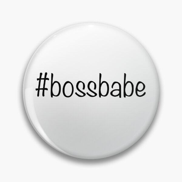 Item preview, #bossbabe text print for girlboss, statement tee designed and sold by Uniskull.