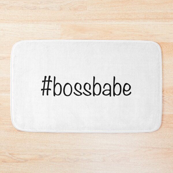 Item preview, #bossbabe text print for girlboss, statement tee designed and sold by Uniskull.