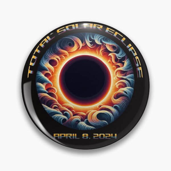 Item preview, Abstract Art Solar Eclipse 2024 Totality April 8 designed and sold by AxelBrook.