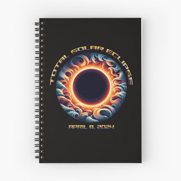 Item preview, Abstract Art Solar Eclipse 2024 Totality April 8 designed and sold by AxelBrook.
