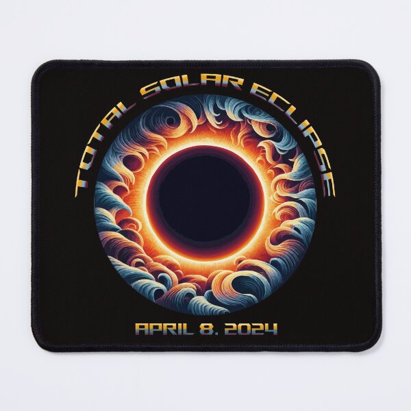 Item preview, Abstract Art Solar Eclipse 2024 Totality April 8 designed and sold by AxelBrook.