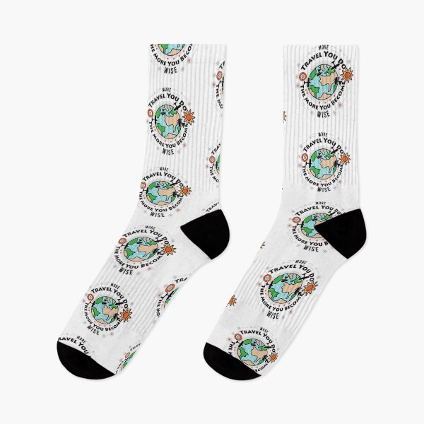 Item preview, More travel you do the more you become wise quote designed and sold by feel-free-store.