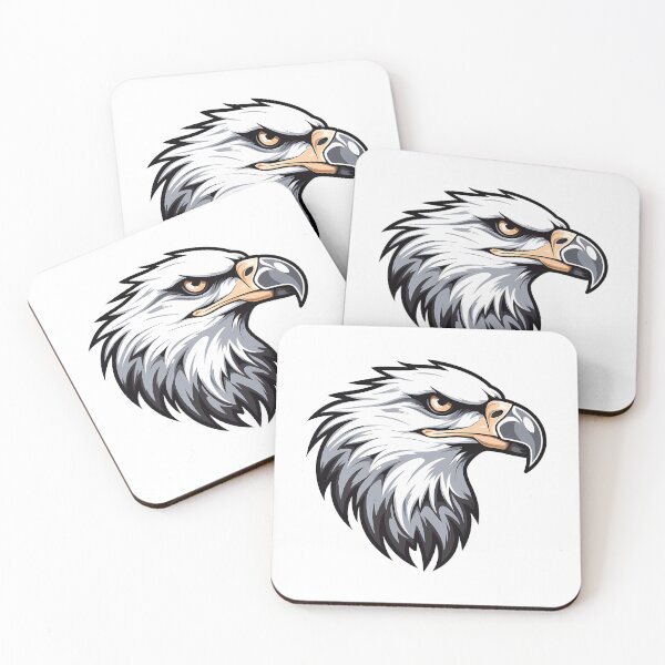 Item preview, Eagle Head in Bold Logo Style Illustration designed and sold by NegarinFashions.