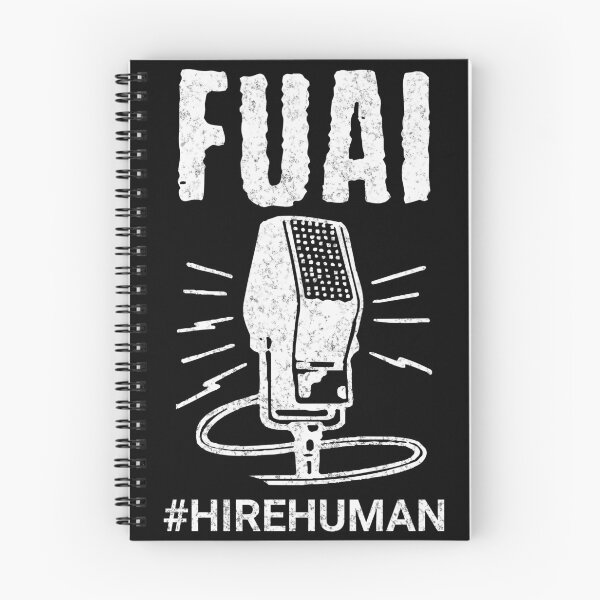 Item preview, FUAI - Hire Human Voice Overs designed and sold by Rich Summers Art.