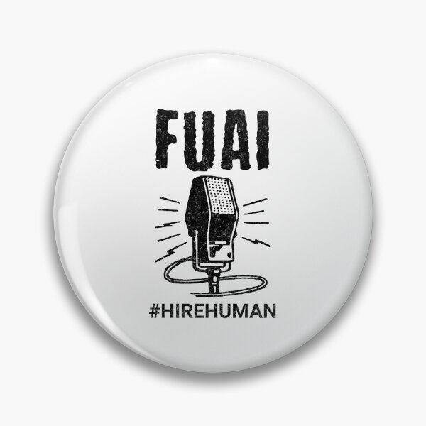 Item preview, FUAI - Hire Human Voice Overs designed and sold by Rich Summers Art.
