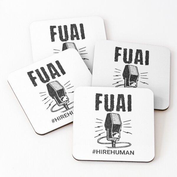 Item preview, FUAI - Hire Human Voice Overs designed and sold by Rich Summers Art.