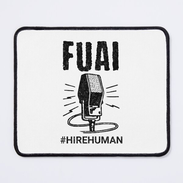 Item preview, FUAI - Hire Human Voice Overs designed and sold by Rich Summers Art.