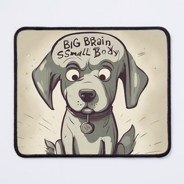 Item preview, a dog with a giant head designed and sold by ASSNZA.