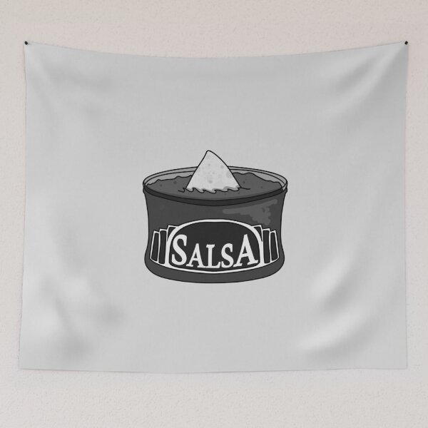 Item preview, Salsa Shark - Black & White designed and sold by Cephalopod-Art.