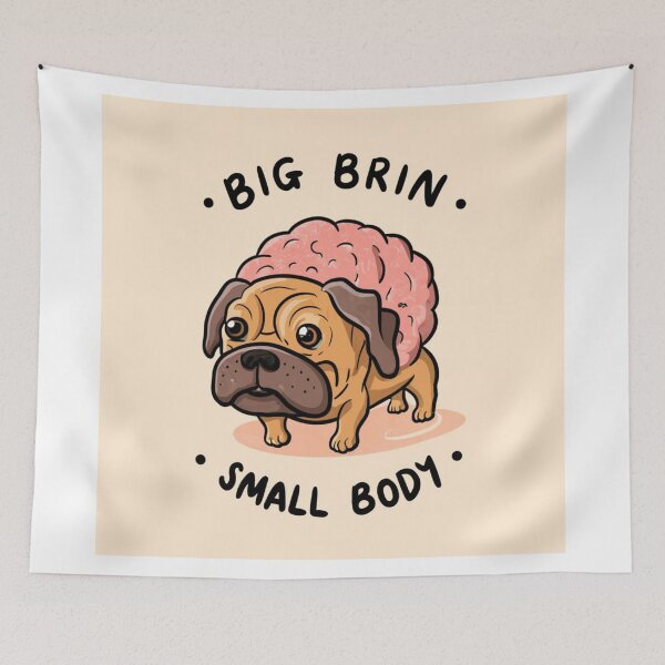 Item preview, a dog with a giant head designed and sold by ASSNZA.