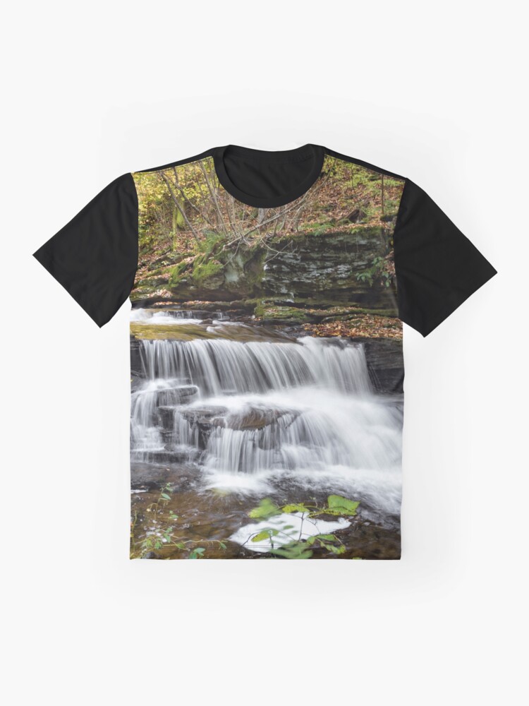 Alternate view of Unnamed Falls at Ricketts Glen SP Graphic T-Shirt