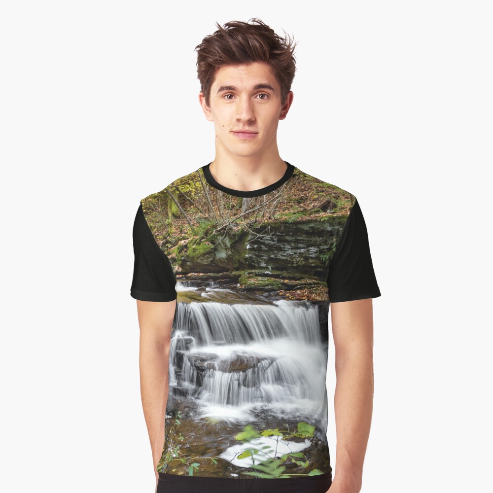 Unnamed Falls at Ricketts Glen SP Graphic T-Shirt
