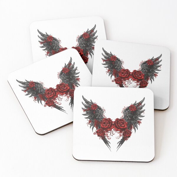 Item preview, Archangel Dark Wings Illustration designed and sold by NegarinFashions.