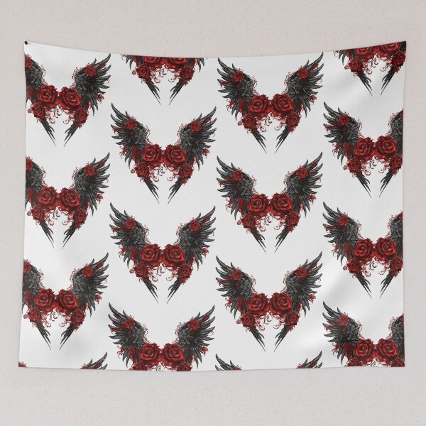 Item preview, Archangel Dark Wings Illustration designed and sold by NegarinFashions.