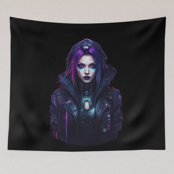 Item preview, Cybergoth Girl, Unique Character Design designed and sold by Burn-Ego.