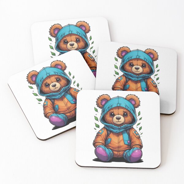 Item preview, Animal, Bear, Brown, Sweety, Stuffed Toy, Teddy Bear, Blue, Sweet, Cuddly Toy designed and sold by Ciarka.