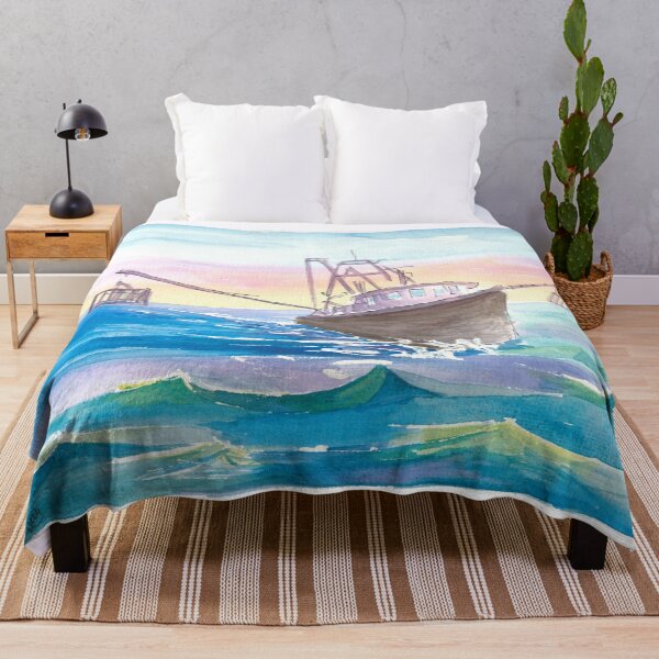 Item preview, Shrimp Trawler heading out to the Ocean designed and sold by artshop77.
