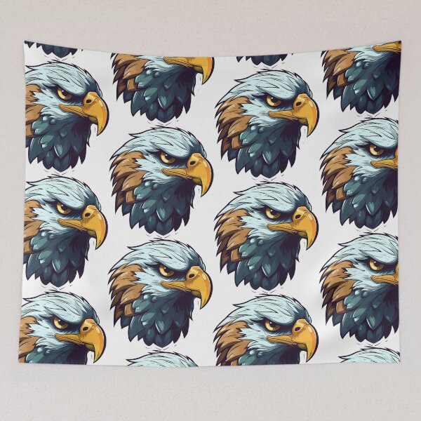 Item preview, Eagle Head in Bold Logo Style Illustration designed and sold by NegarinFashions.