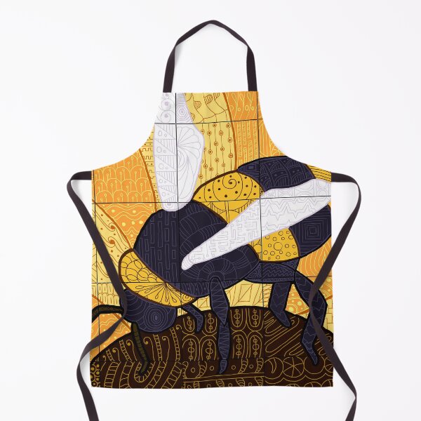 Item preview, Bee on Flower | Patchwork designed and sold by Ecliptic.