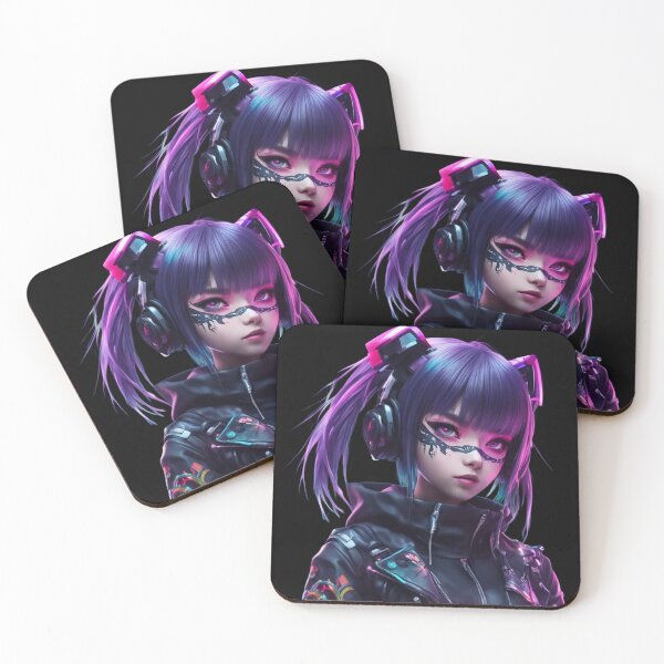 Item preview, Urban Cyberpunk Girl, Dark, Pink designed and sold by Burn-Ego.