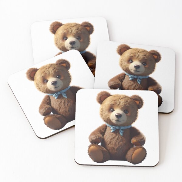 Item preview, Animal, Bear, Brown, Sweety, Stuffed Toy, Teddy Bear, Blue, Sweet, Cuddly Toy designed and sold by Ciarka.