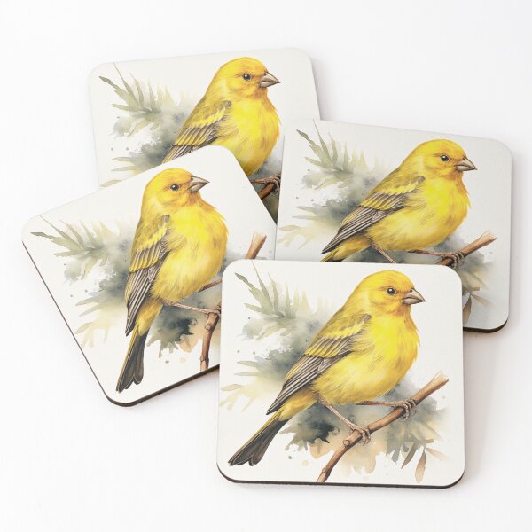 Item preview, Watercolor Yellow Canary designed and sold by TheAnimalZ00.