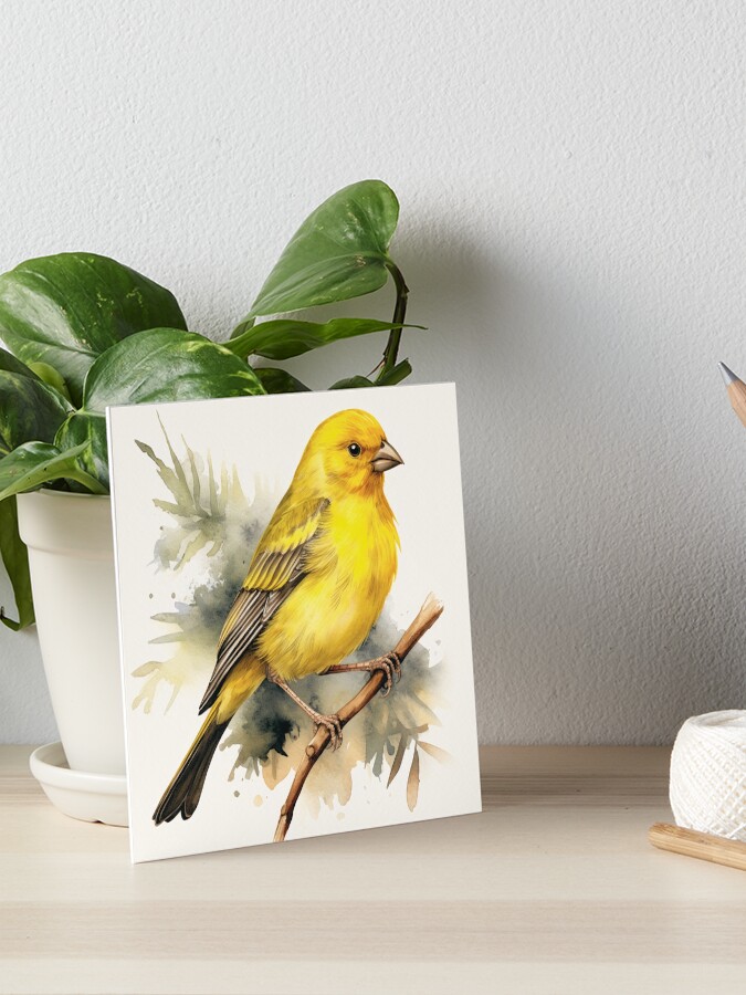 てぃんくる　版画　YELLOW CANARY アールビバン てぃんくる 版画 YELLOW CANARY アールビバン