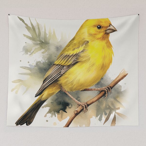 Item preview, Watercolor Yellow Canary designed and sold by TheAnimalZ00.