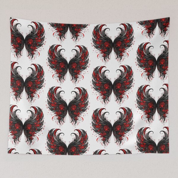 Item preview, Archangel Dark Wings Illustration designed and sold by NegarinFashions.