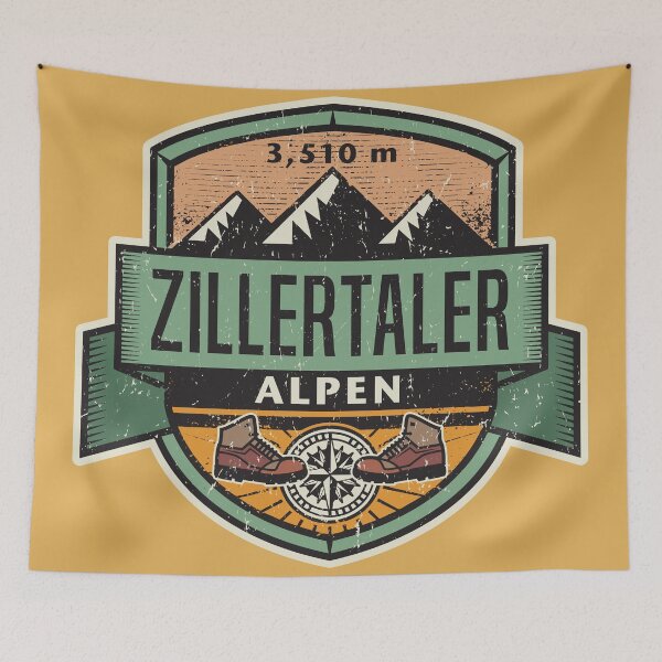 Artikelvorschau, Zillertaler Alpen, Zillertaler Alpen - Österreich und Italien entworfen und verkauft von studio838.