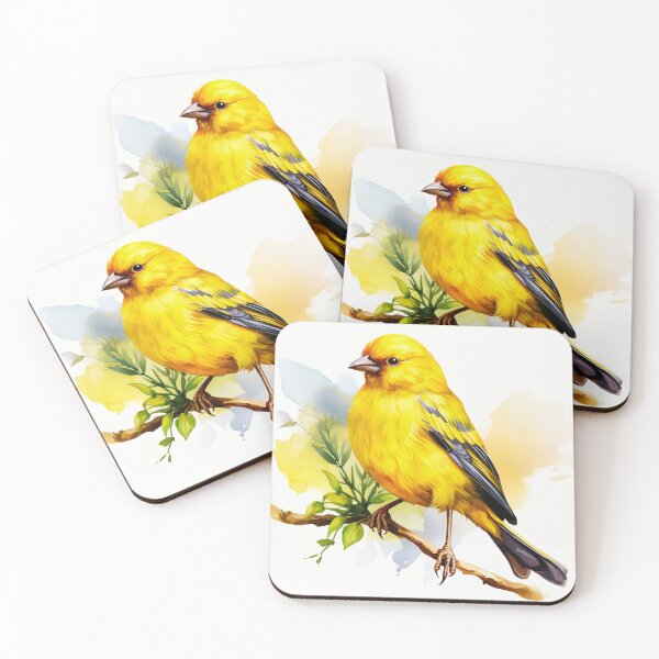 Item preview, Watercolor Yellow Canary designed and sold by TheAnimalZ00.