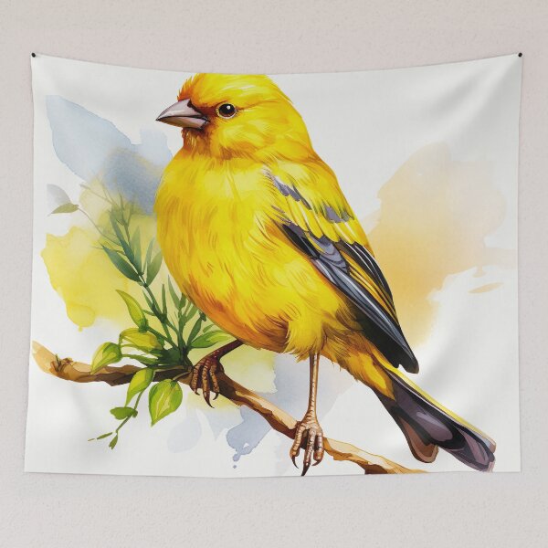 Item preview, Watercolor Yellow Canary designed and sold by TheAnimalZ00.