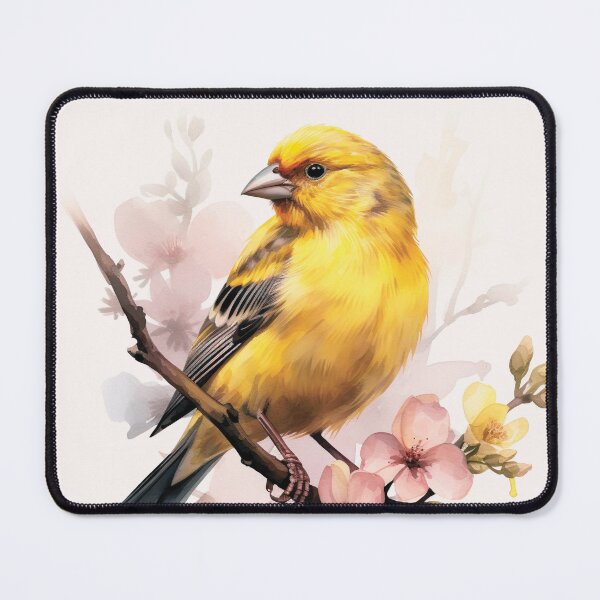 Item preview, Watercolor Yellow Canary Bird designed and sold by TheAnimalZ00.