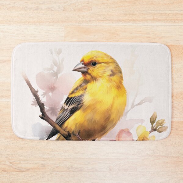 Item preview, Watercolor Yellow Canary Bird designed and sold by TheAnimalZ00.