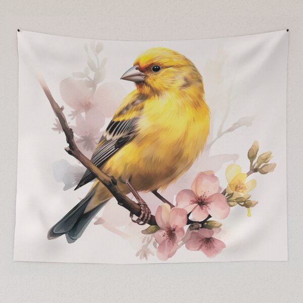 Item preview, Watercolor Yellow Canary Bird designed and sold by TheAnimalZ00.