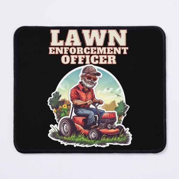 Item preview, Lawn Enforcement Officer.Funny Gardening Mowing Lover Gift designed and sold by elnexshop.