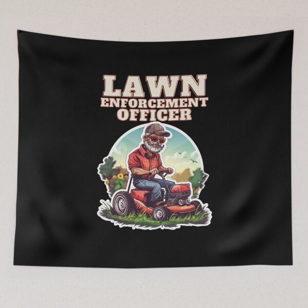 Item preview, Lawn Enforcement Officer.Funny Gardening Mowing Lover Gift designed and sold by elnexshop.