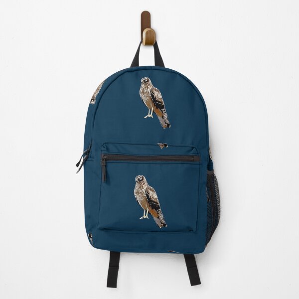 Item preview, Northern Harrier Marsh Hawk Perched White Alternate Design designed and sold by designsasstultd.