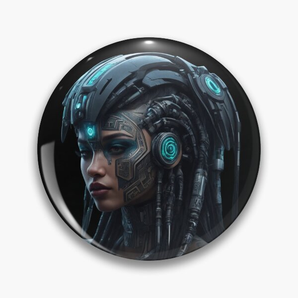 Item preview, Cyberpunk Tribe Girl, Dark, Techno designed and sold by Burn-Ego.