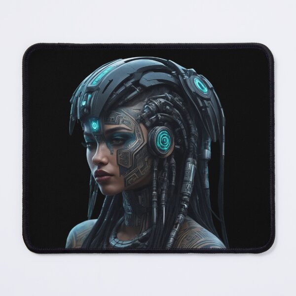 Item preview, Cyberpunk Tribe Girl, Dark, Techno designed and sold by Burn-Ego.