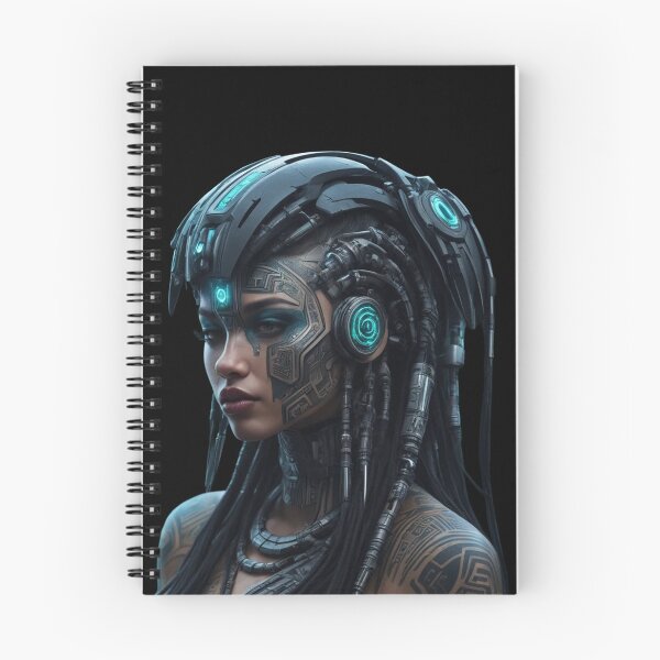 Item preview, Cyberpunk Tribe Girl, Dark, Techno designed and sold by Burn-Ego.