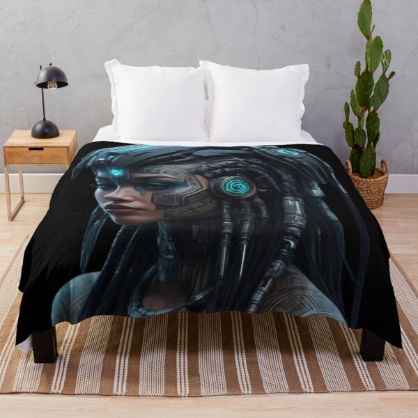 Item preview, Cyberpunk Tribe Girl, Dark, Techno designed and sold by Burn-Ego.