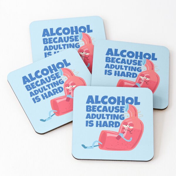 Item preview, Alcohol Because Adulting Is Hard designed and sold by ricricswert.