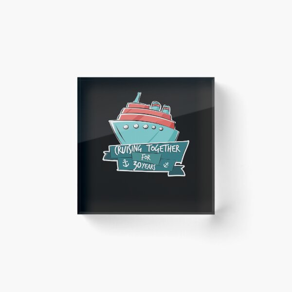 Item preview, Cruising Together 30 Years designed and sold by TeeTimeGuys.