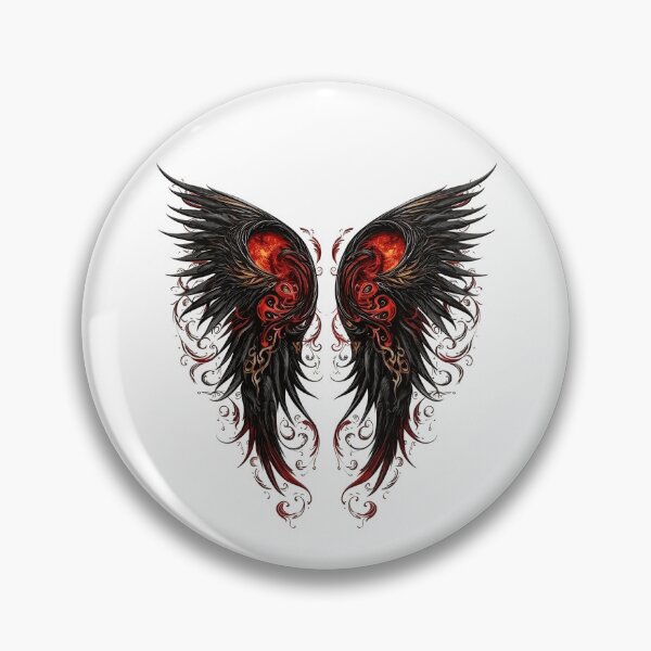Item preview, Archangel Dark Wings Illustration designed and sold by NegarinFashions.
