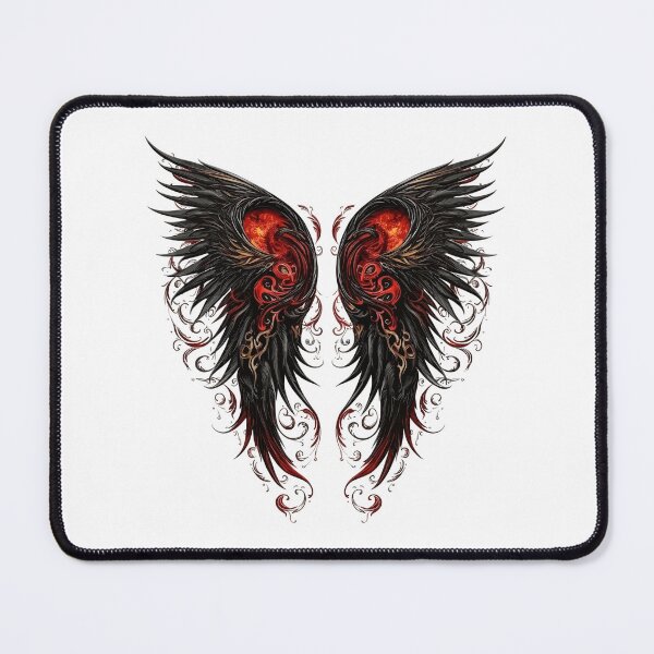 Item preview, Archangel Dark Wings Illustration designed and sold by NegarinFashions.