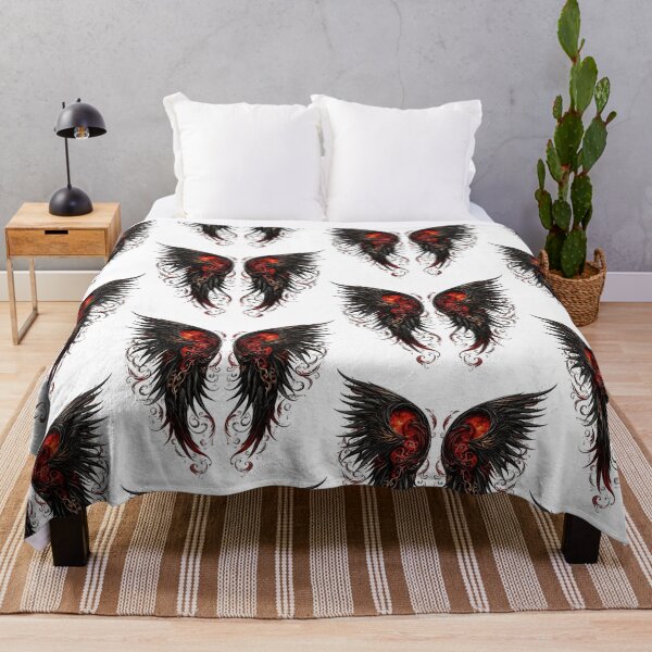 Item preview, Archangel Dark Wings Illustration designed and sold by NegarinFashions.