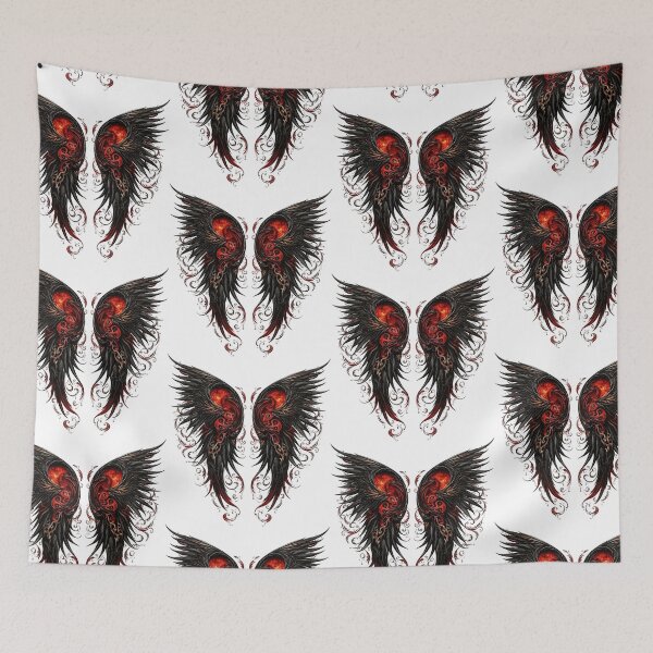 Item preview, Archangel Dark Wings Illustration designed and sold by NegarinFashions.