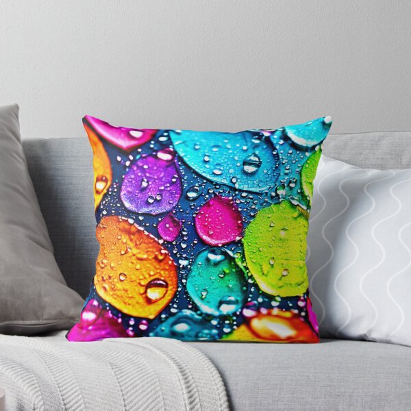 Item preview, Vibrant Neon Water Droplets designed and sold by Health And Fitness Posts e-Store.