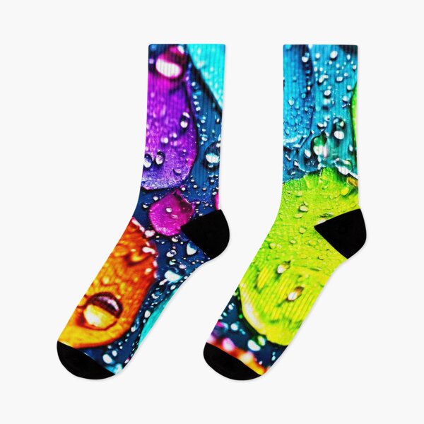 Item preview, Vibrant Neon Water Droplets designed and sold by Health And Fitness Posts e-Store.